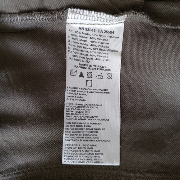 Diesel wrap dress sz Small khaki army green casual short mini cute utility style - Picture 7 of 11